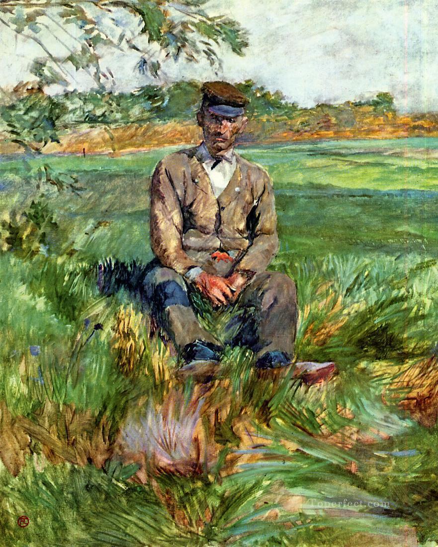 Un trabajador en Celeyran postimpresionista Henri de Toulouse Lautrec Pintura al óleo